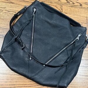 Rebecca Minkoff Black Leather MOTO Hobo